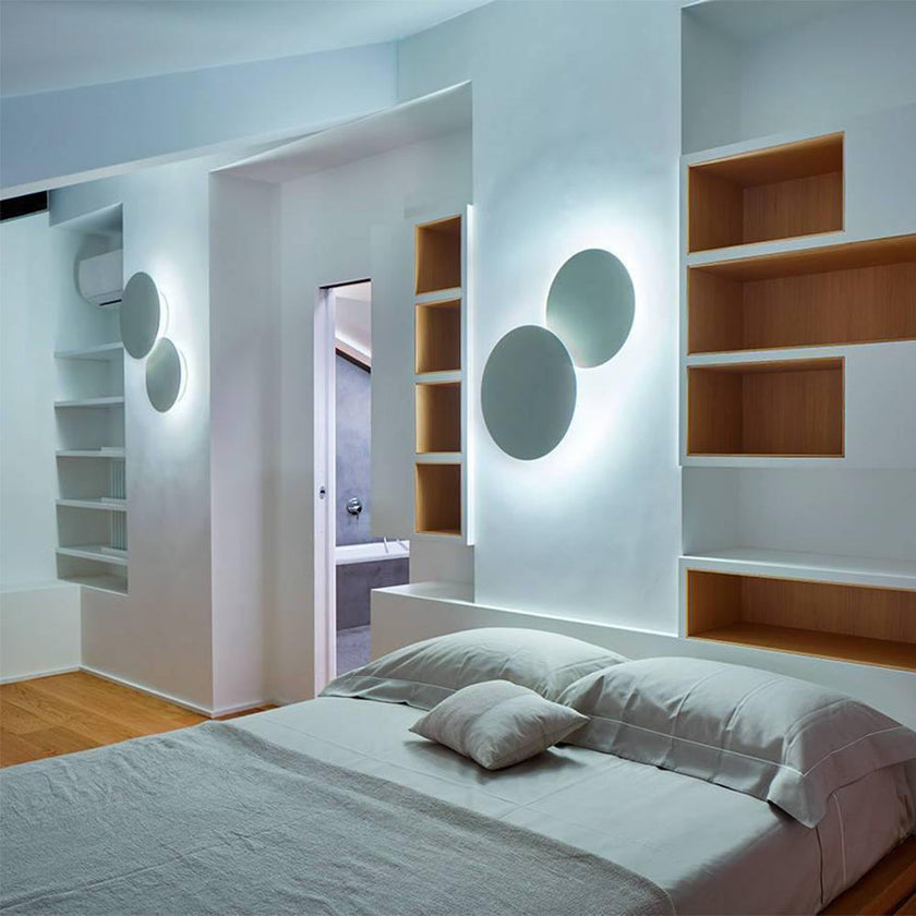 Calvrane Metal Disc Wall Sconce