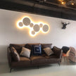 Calvrane Metal Disc Wall Sconce
