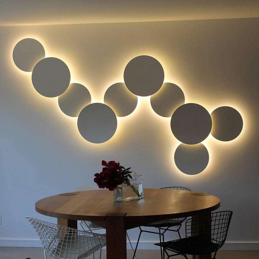 Calvrane Metal Disc Wall Sconce