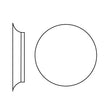 Calvrane Metal Disc Wall Sconce