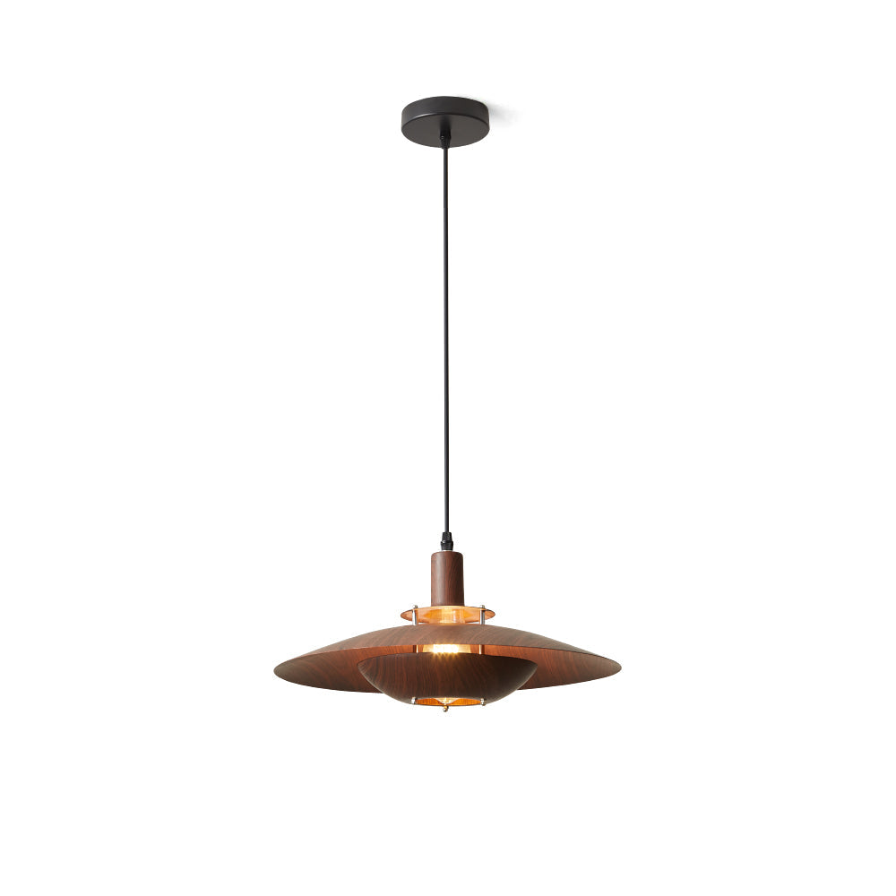Double-Shade Metal Pendant Light
