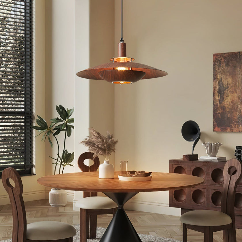 Double-Shade Metal Pendant Light