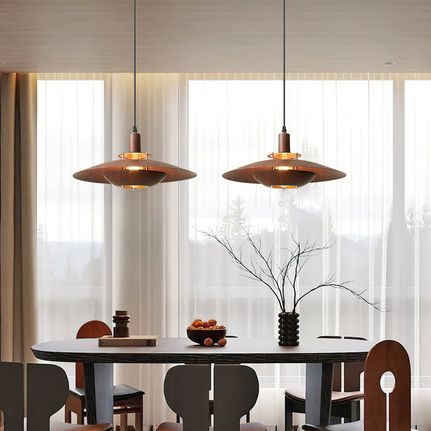 Double-Shade Metal Pendant Light