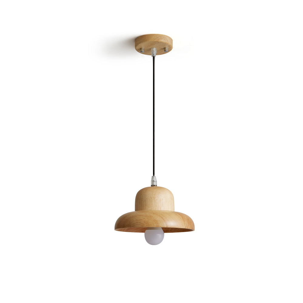 Calvrane Wood Minimalist Pendant Light