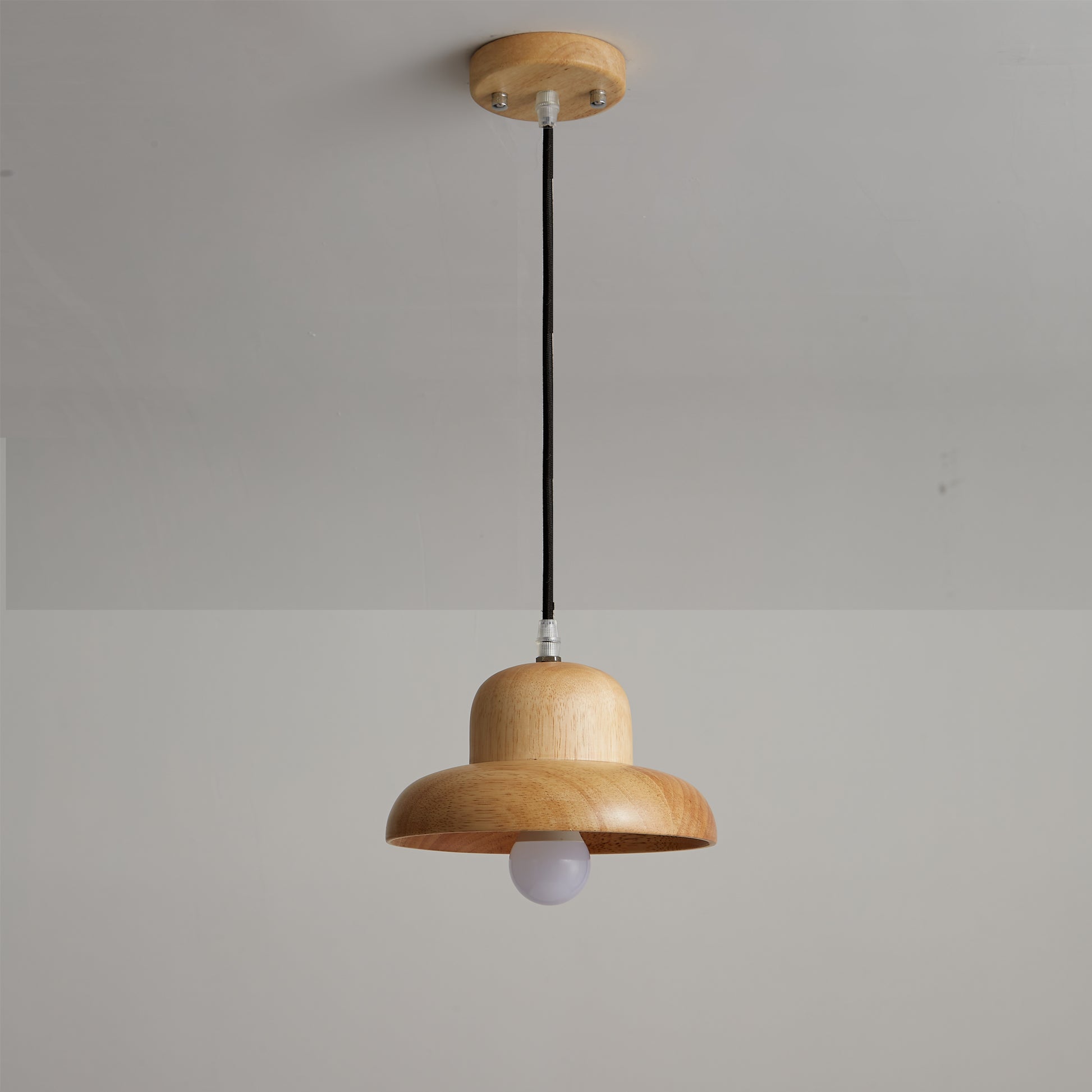 Calvrane Wood Minimalist Pendant Light