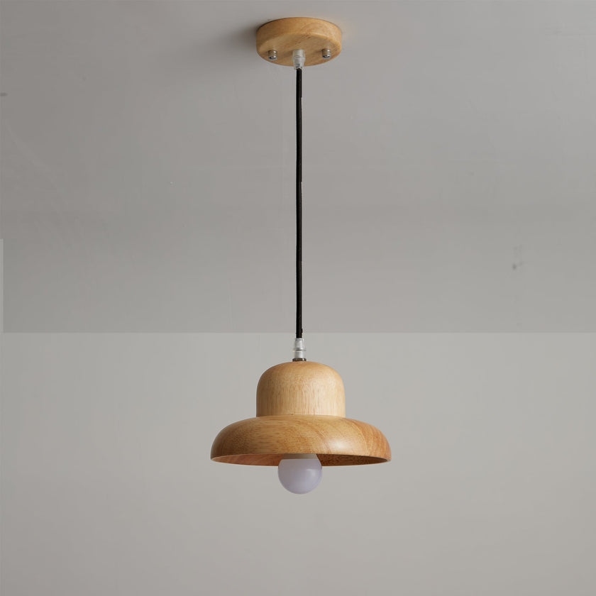 Calvrane Wood Minimalist Pendant Light