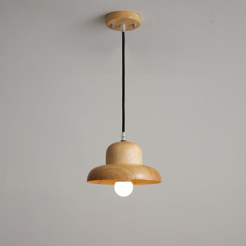 Calvrane Wood Minimalist Pendant Light