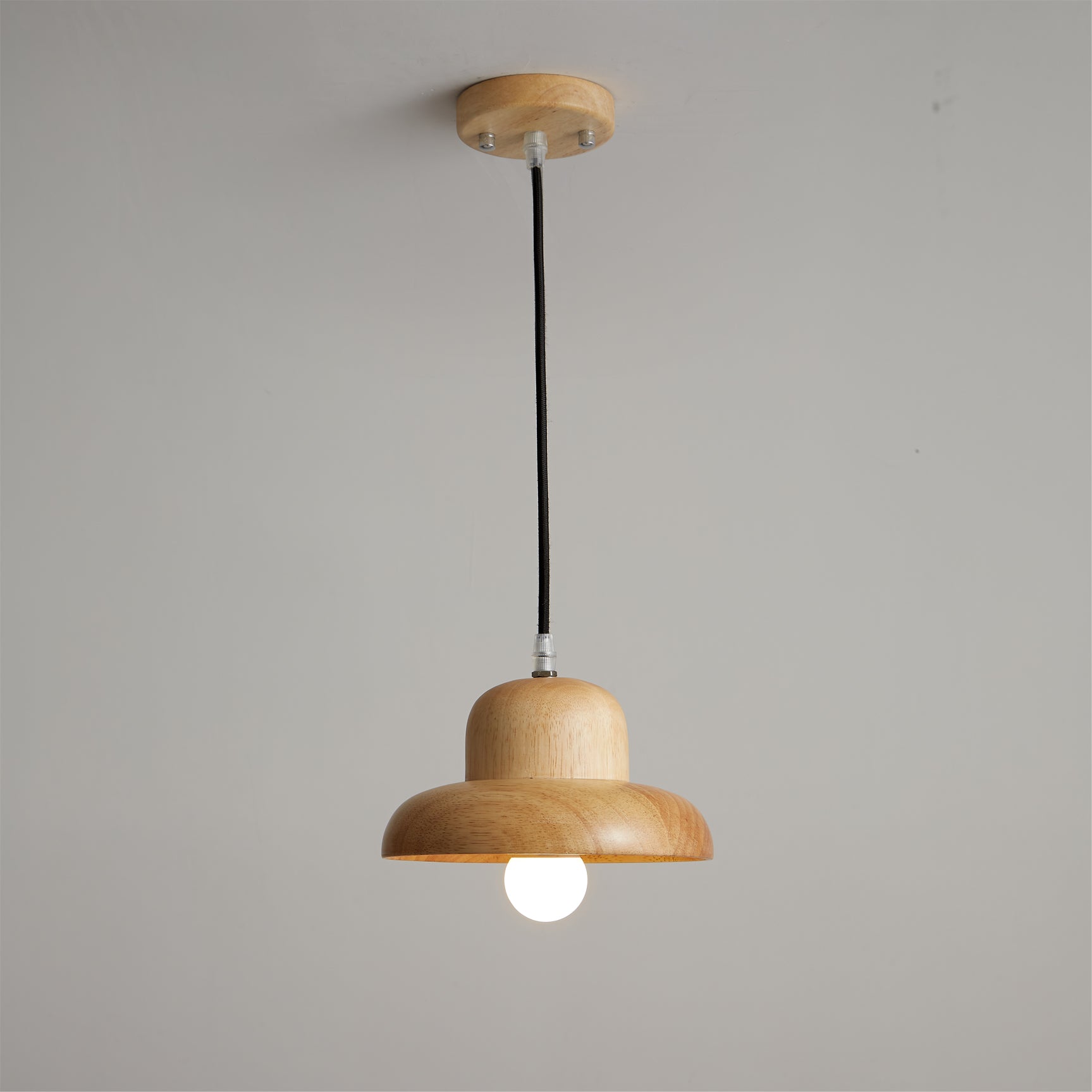 Calvrane Wood Minimalist Pendant Light