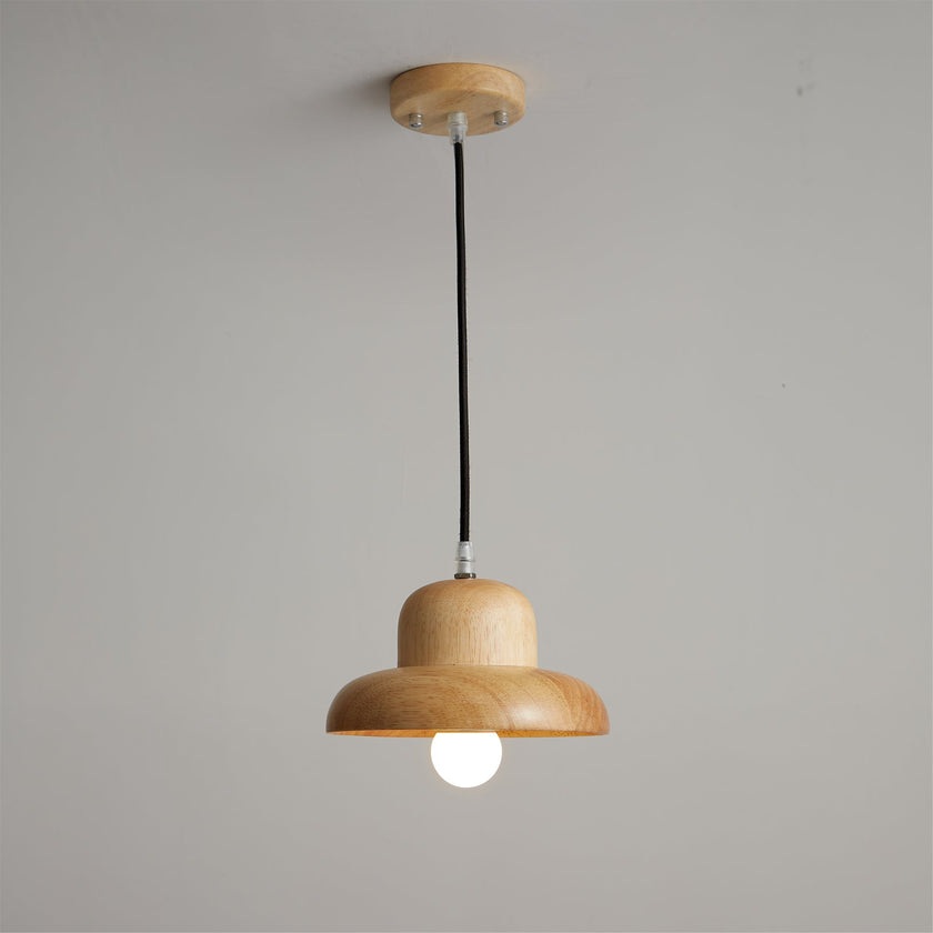Calvrane Wood Minimalist Pendant Light