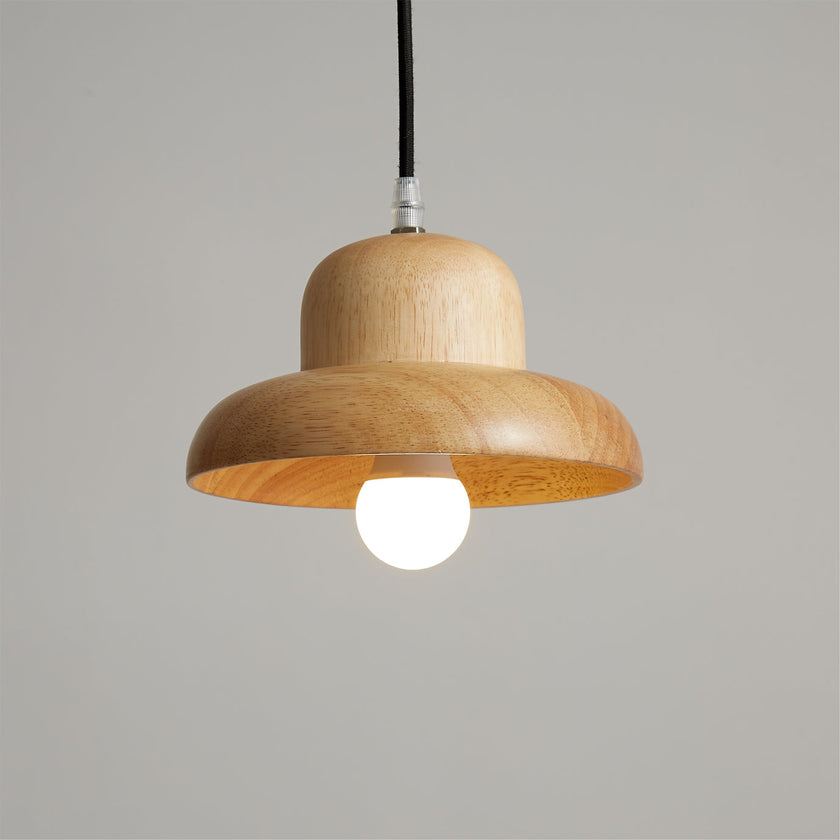 Calvrane Wood Minimalist Pendant Light