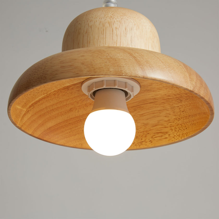 Calvrane Wood Minimalist Pendant Light