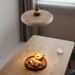 Calvrane Travertine Sculptural Pendant Light