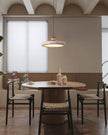 Calvrane Travertine Sculptural Pendant Light