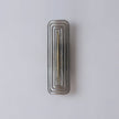 Fluted Amber Glass Wall Sconce
