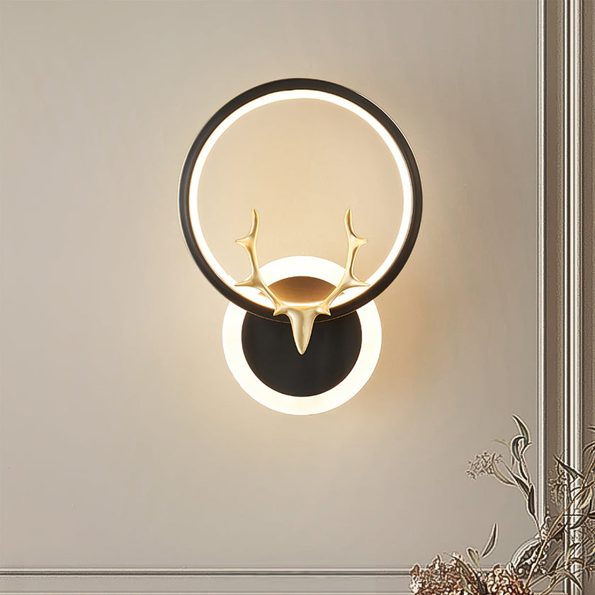 Calvrane Brass Nordic Wall Sconce