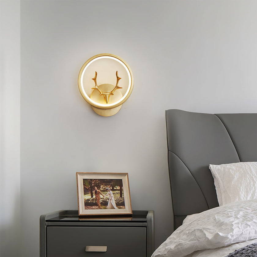 Calvrane Brass Nordic Wall Sconce