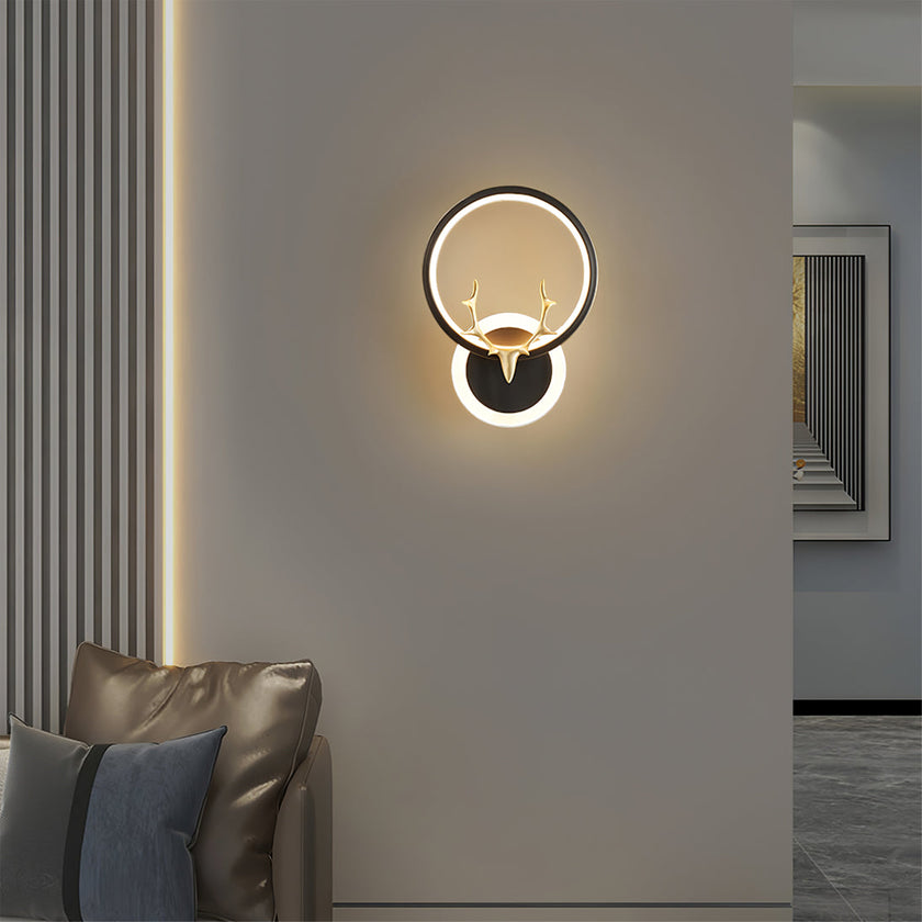 Calvrane Brass Nordic Wall Sconce