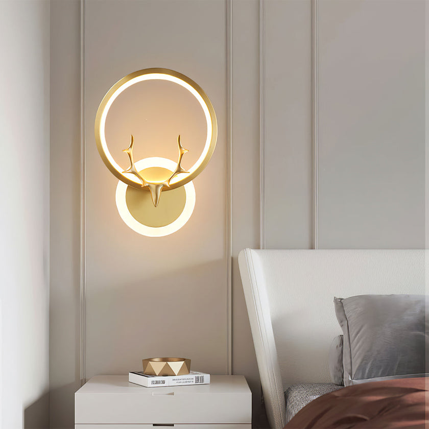 Calvrane Brass Nordic Wall Sconce