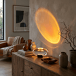 Crystal Pebble Chrome Table Lamp