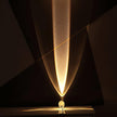 Crystal Pebble Chrome Table Lamp