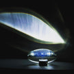 Crystal Pebble Chrome Table Lamp