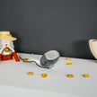 Crystal Pebble Chrome Table Lamp