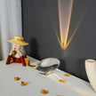 Crystal Pebble Chrome Table Lamp