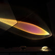Crystal Pebble Chrome Table Lamp