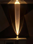 Crystal Pebble Chrome Table Lamp