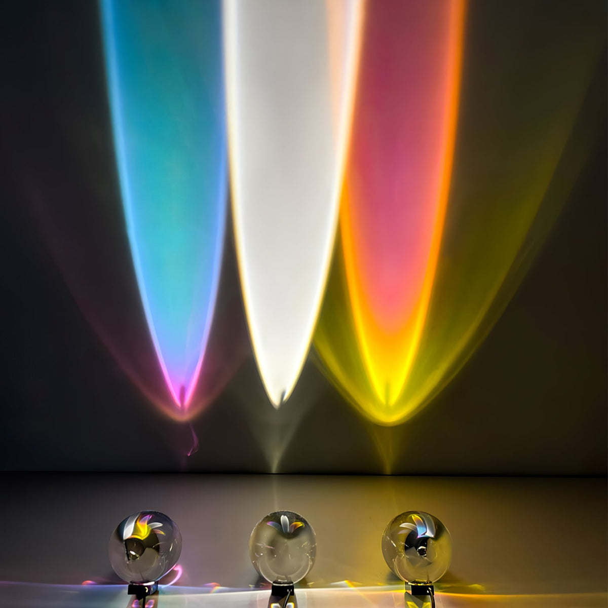 Crystal Pebble Chrome Table Lamp