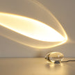 Crystal Pebble Chrome Table Lamp