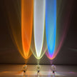 Crystal Pebble Chrome Table Lamp