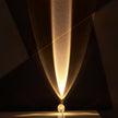 Crystal Pebble Chrome Table Lamp