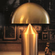 Copper Modern Geometric Metal Table Lamp
