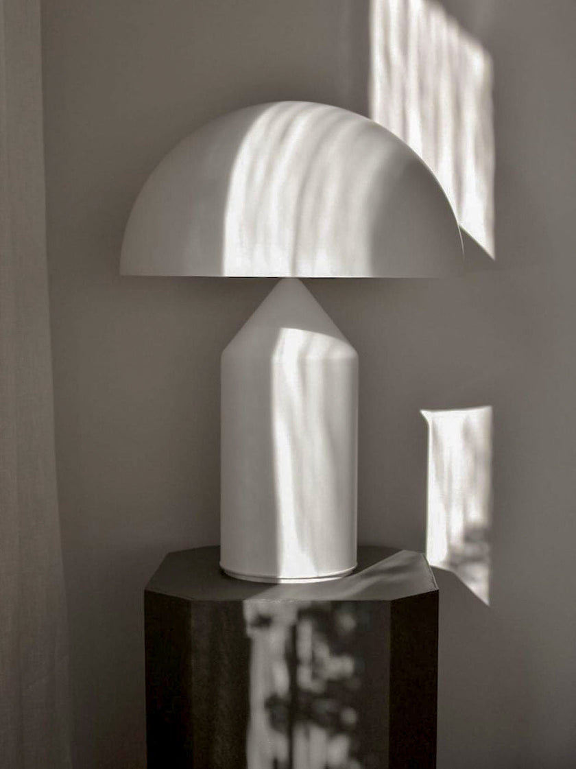 Copper Modern Geometric Metal Table Lamp