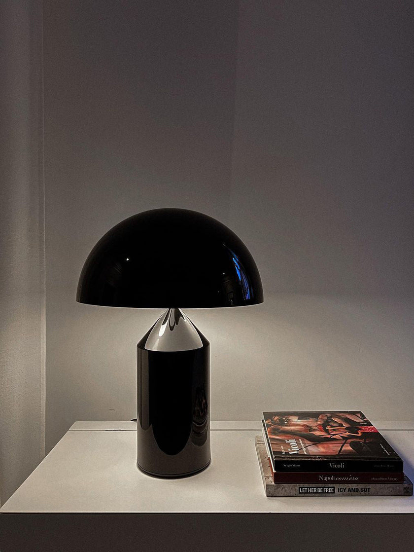 Copper Modern Geometric Metal Table Lamp