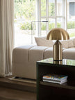 Copper Modern Geometric Metal Table Lamp