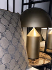 Copper Modern Geometric Metal Table Lamp