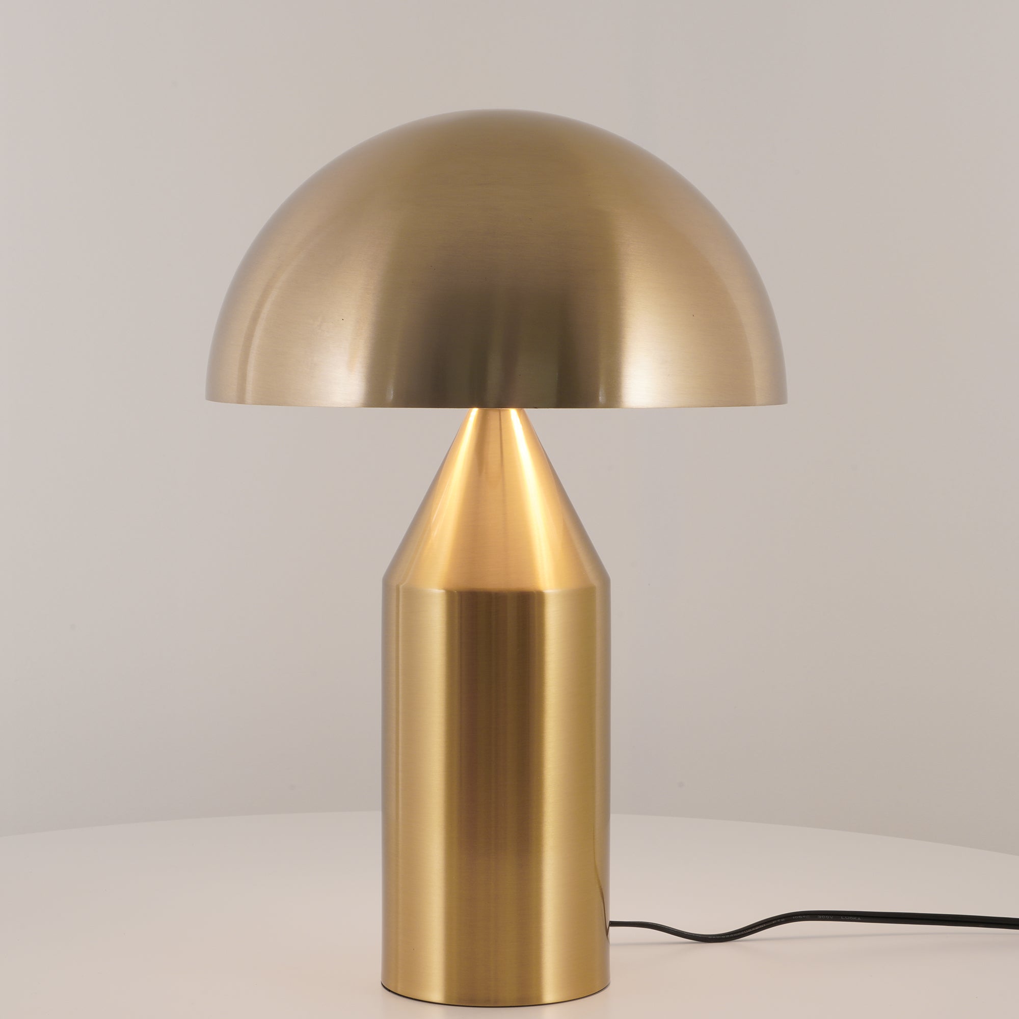 Copper Modern Geometric Metal Table Lamp