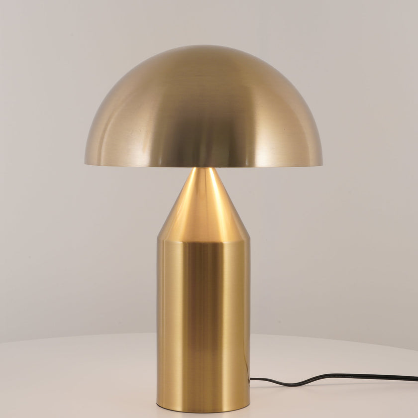 Copper Modern Geometric Metal Table Lamp