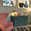 Copper Modern Geometric Metal Table Lamp