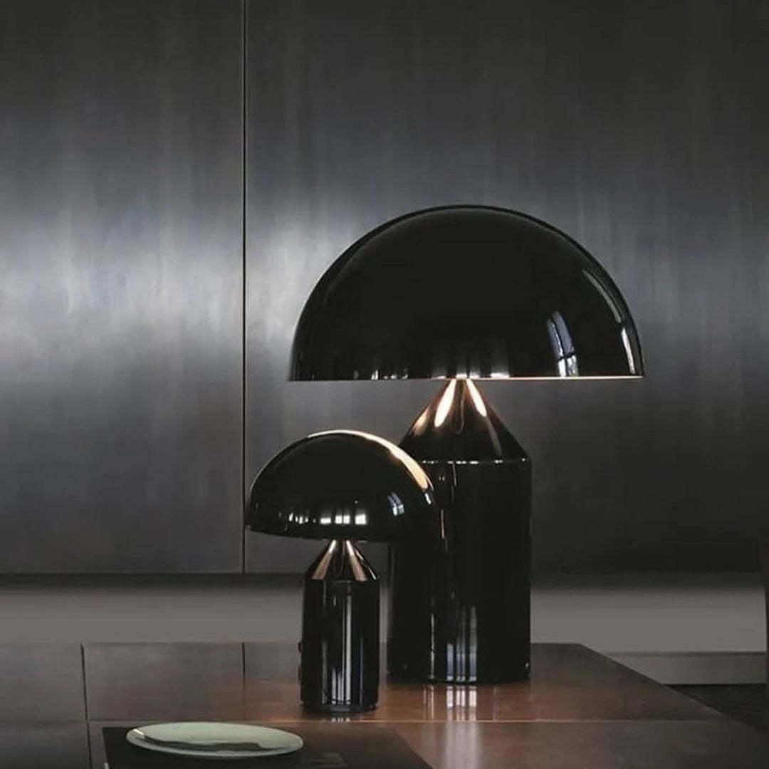Copper Modern Geometric Metal Table Lamp