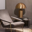 Copper Modern Geometric Metal Table Lamp