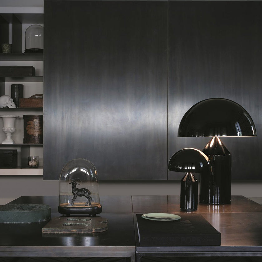 Copper Modern Geometric Metal Table Lamp