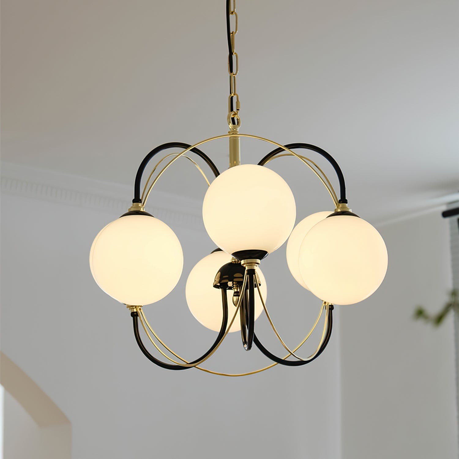 Calvrane Metal Sputnik Chandelier