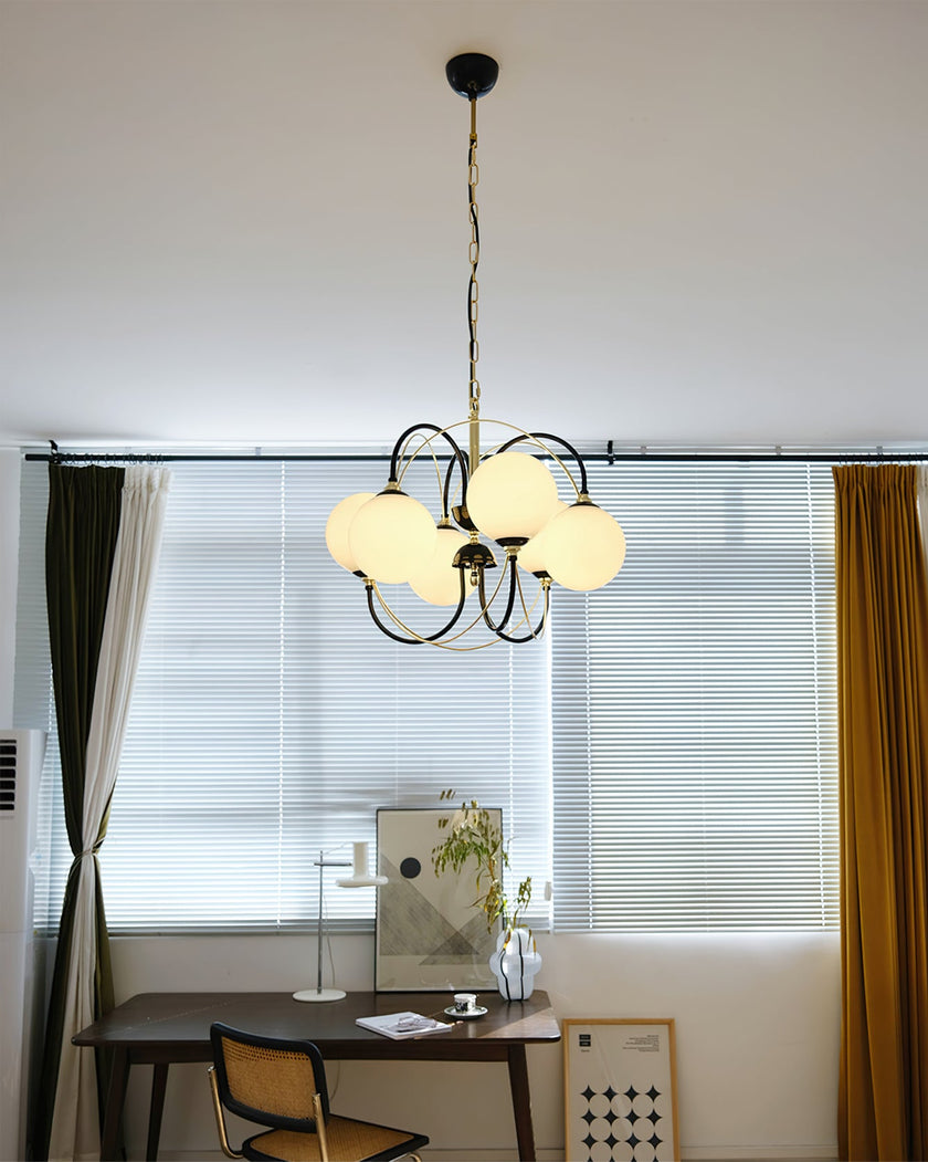 Calvrane Metal Sputnik Chandelier
