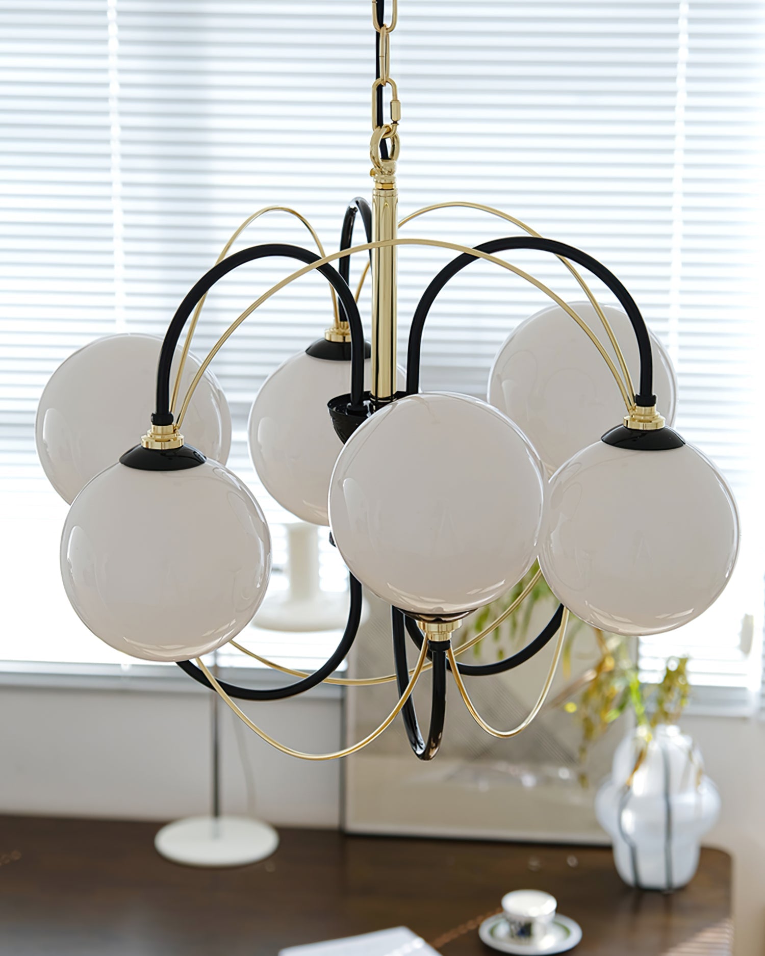 Calvrane Metal Sputnik Chandelier