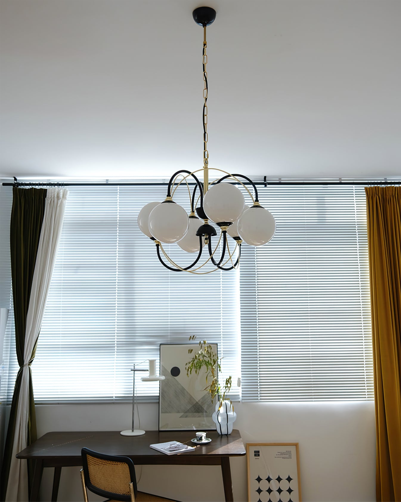 Calvrane Metal Sputnik Chandelier