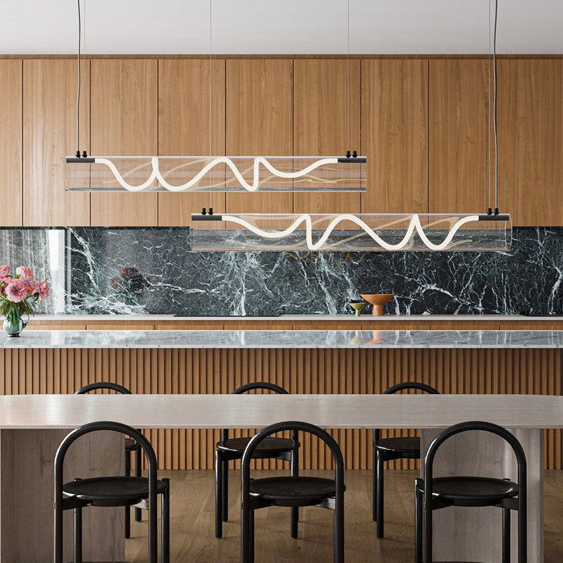 Calvrane Metal Linear Chandelier