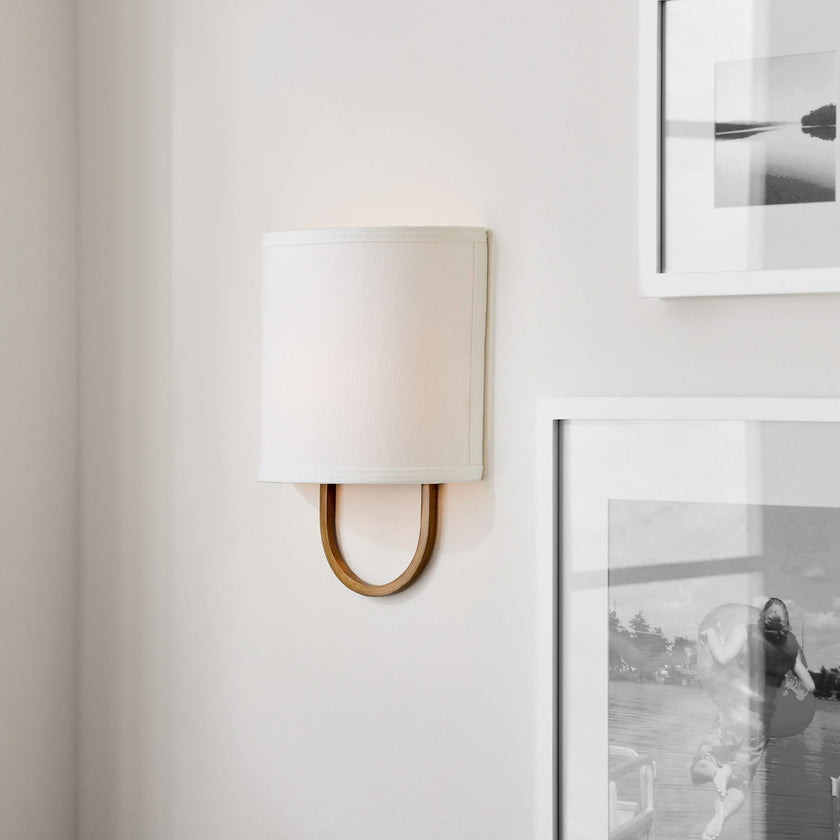 Calvrane Brass Mid-Century Wall Sconce